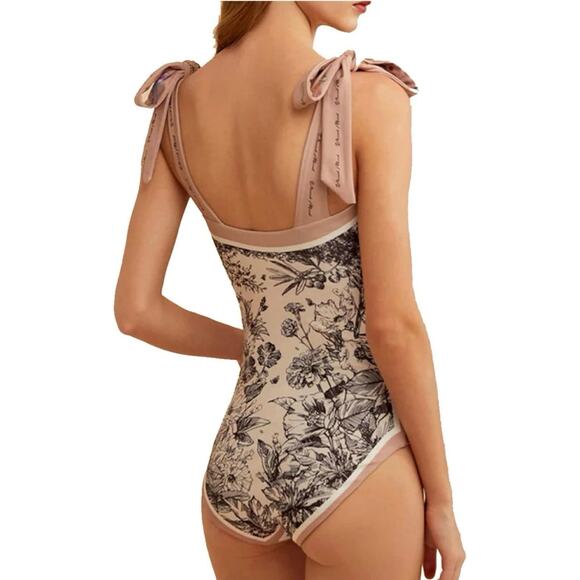 Visual Mood Reversible One Piece Swimsuit Women’s Small NWT – Tropical Print - Picture 4 of 16